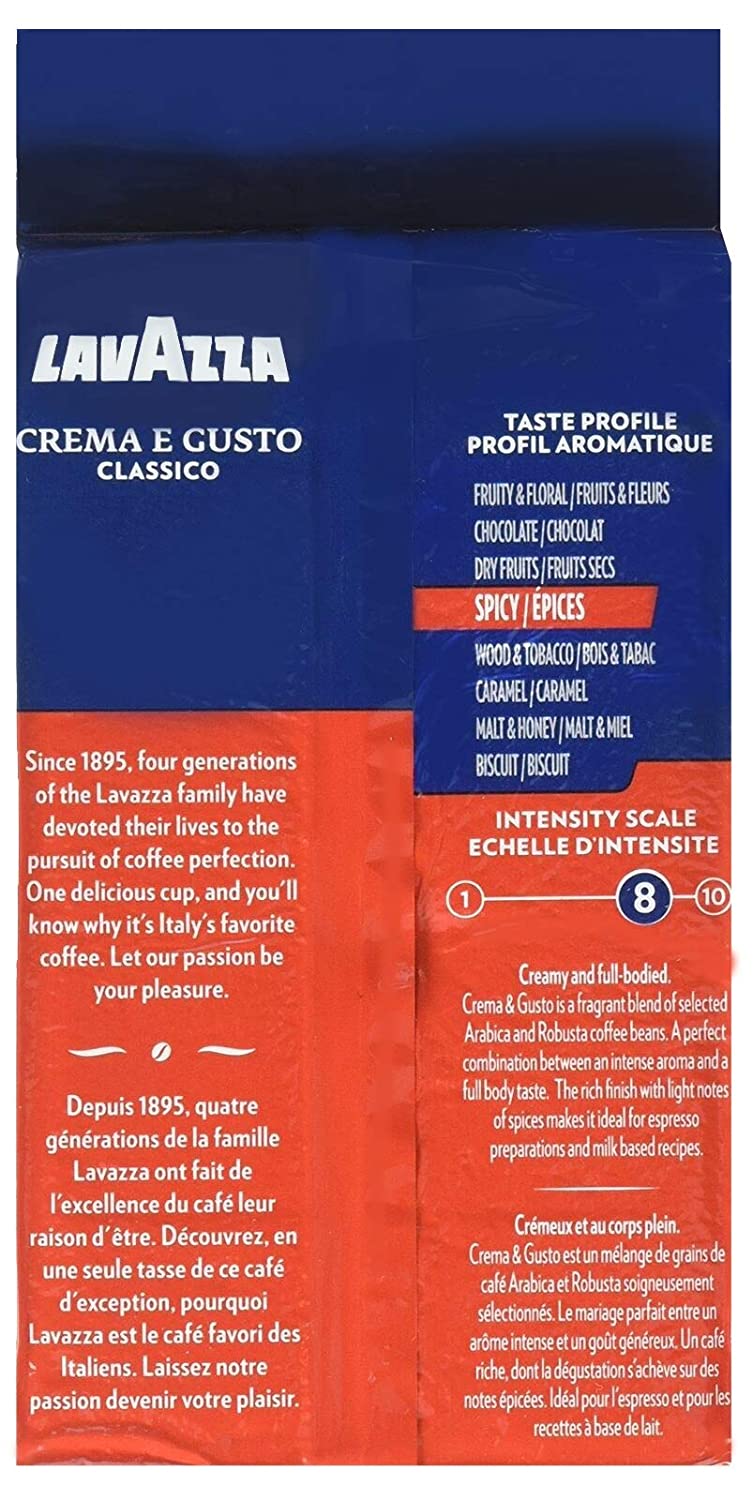 LavAzza Crema e Gusto Ground Coffee 8.80 oz (Pack of 8) – Astaduka Store
