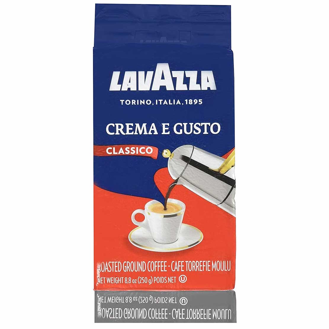 Lavazza Crema e Gusto Ground Coffee, Italian , 8.8-Ounce Bricks (Pack of 3)  NEW 