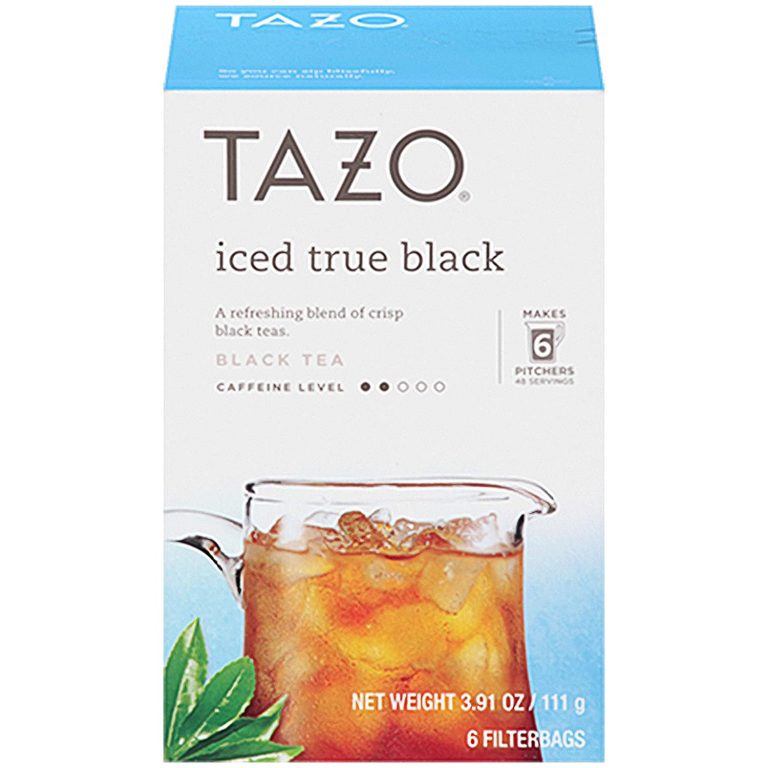 Tazo Tea Bag, Iced True Black, 6 ct (Pack of 4) Astaduka Store